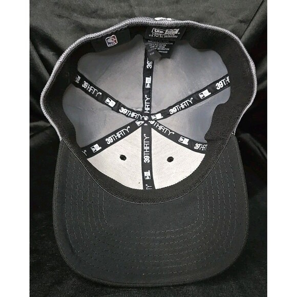 Golden State Warriors NBA The Town New Era 3930 Cap/Hat, Sz Lg-XL, Gray/Black - Picture 5 of 6